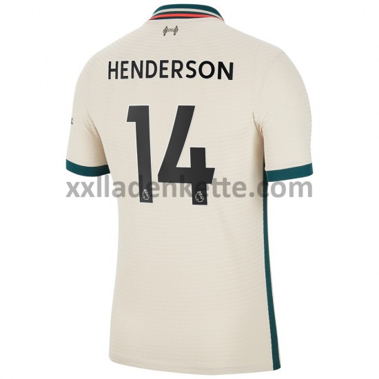 Fußballtrikot Liverpool Henderson 14 Auswärts 2021-2022 Kurzarm