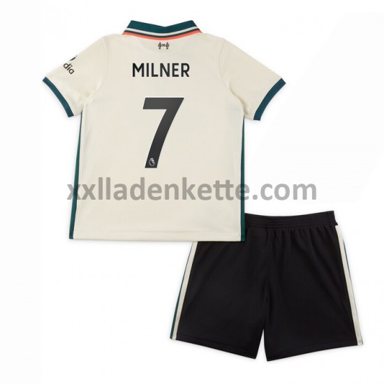 Fußballtrikot Liverpool James Milner 7 Kinder Auswärts 2021-2022 Kurzarm