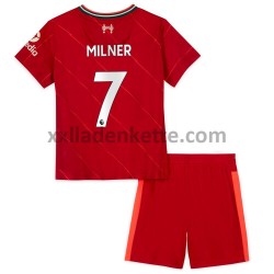 Fußballtrikot Liverpool James Milner 7 Kinder Heim 2021-2022 Kurzarm