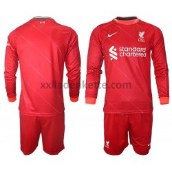 Fußballtrikot Liverpool Kinder Heim 2021-2022 Langarm