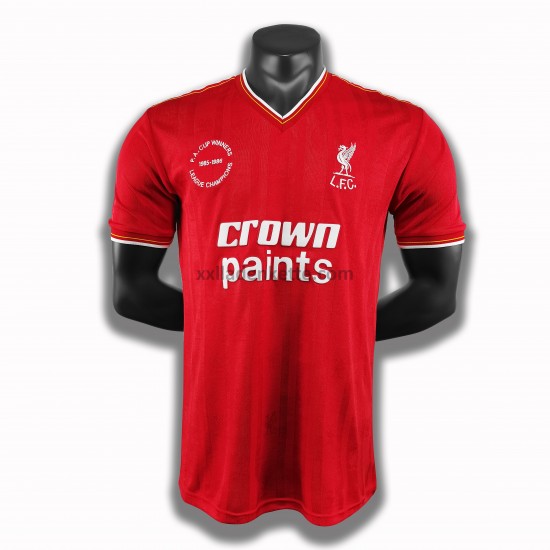 Fußballtrikot Liverpool Retro Heim 1985-1986 Kurzarm