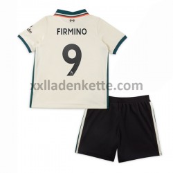 Fußballtrikot Liverpool Roberto Firmino 9 Kinder Auswärts 2021-2022 Kurzarm