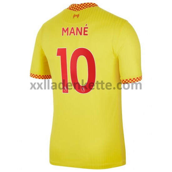 Fußballtrikot Liverpool Sadio Mane 10 Ausweich 2021-2022 Kurzarm