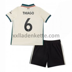 Fußballtrikot Liverpool Thiago Alcantara 6 Kinder Auswärts 2021-2022 Kurzarm
