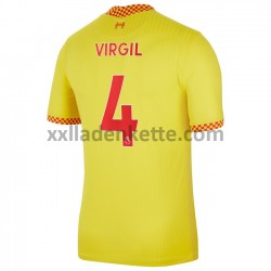 Fußballtrikot Liverpool Virgil van Dijk 4 Ausweich 2021-2022 Kurzarm