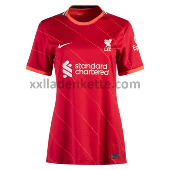 Fußballtrikot Liverpool Dame Heim 2021-2022 Kurzarm