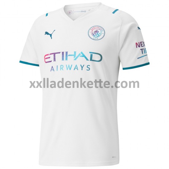 Fußballtrikot Manchester City Auswärts 2021-2022 Kurzarm