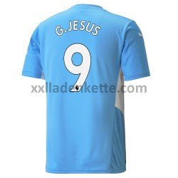 Fußballtrikot Manchester City Gabriel Jesus 9 Heim 2021-2022 Kurzarm