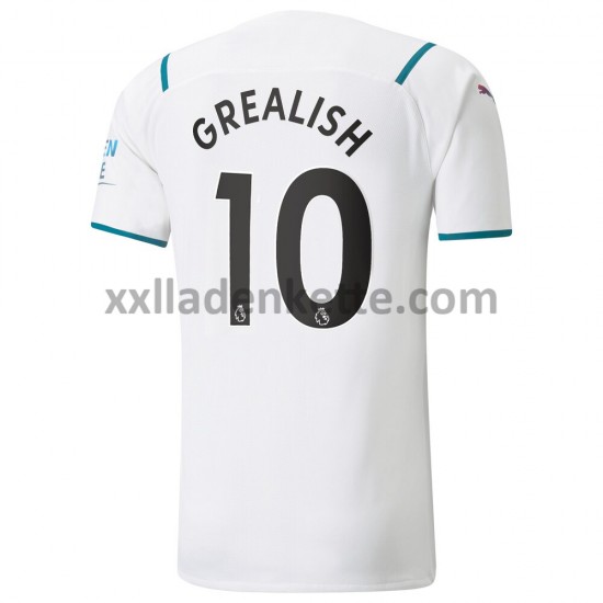 Fußballtrikot Manchester City Jack Grealish 10 Auswärts 2021-2022 Kurzarm