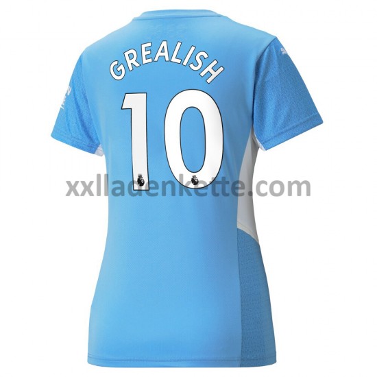 Fußballtrikot Manchester City Jack Grealish 10 Damen Heim 2021-2022 Kurzarm