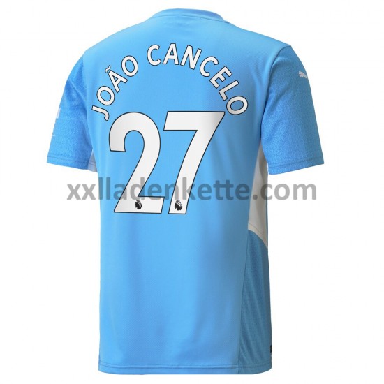 Fußballtrikot Manchester City Joao Cancelo 27 Heim 2021-2022 Kurzarm