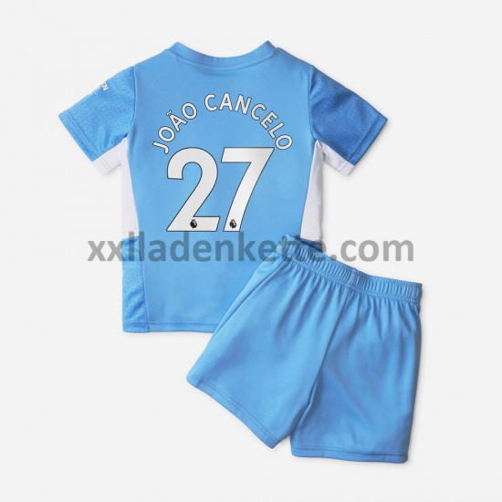 Fußballtrikot Manchester City Joao Cancelo 27 Kinder Heim 2021-2022 Kurzarm