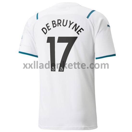 Fußballtrikot Manchester City Kevin De Bruyne 17 Auswärts 2021-2022 Kurzarm