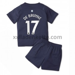 Fußballtrikot Manchester City Kevin De Bruyne 17 Kinder Ausweich 2021-2022 Kurzarm