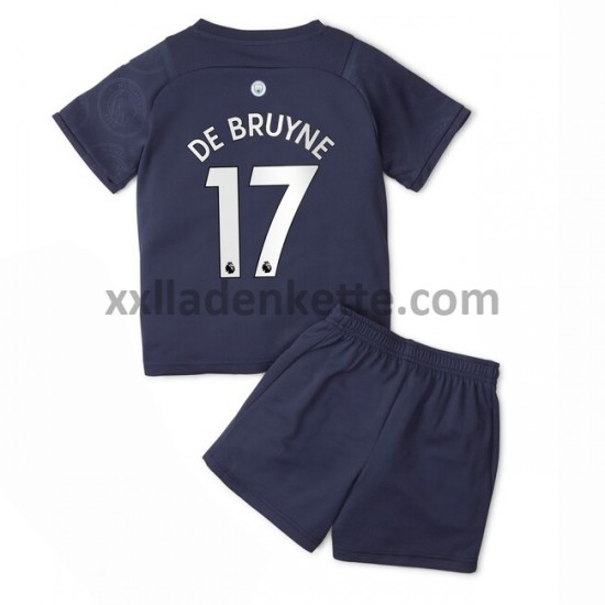 Fußballtrikot Manchester City Kevin De Bruyne 17 Kinder Ausweich 2021-2022 Kurzarm