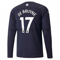 Fußballtrikot Manchester City Kevin De Bruyne 17 Drittes 2021-2022 Langarm