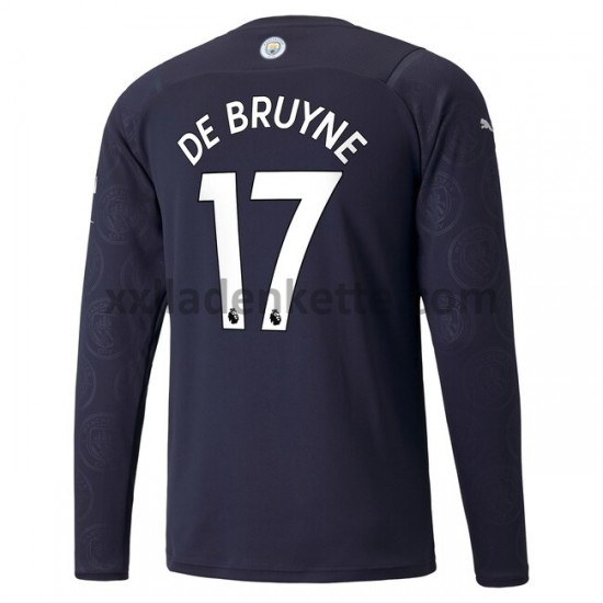 Fußballtrikot Manchester City Kevin De Bruyne 17 Drittes 2021-2022 Langarm