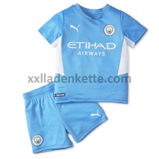 Fußballtrikot Manchester City Kinder Heim 2021-2022 Kurzarm