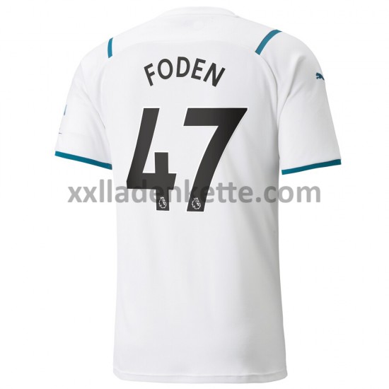Fußballtrikot Manchester City Phil Foden 47 Auswärts 2021-2022 Kurzarm