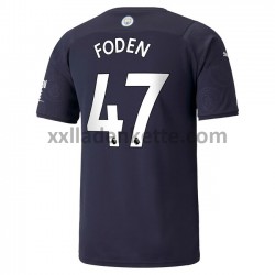 Fußballtrikot Manchester City Phil Foden 47 Drittes 2021-2022 Kurzarm