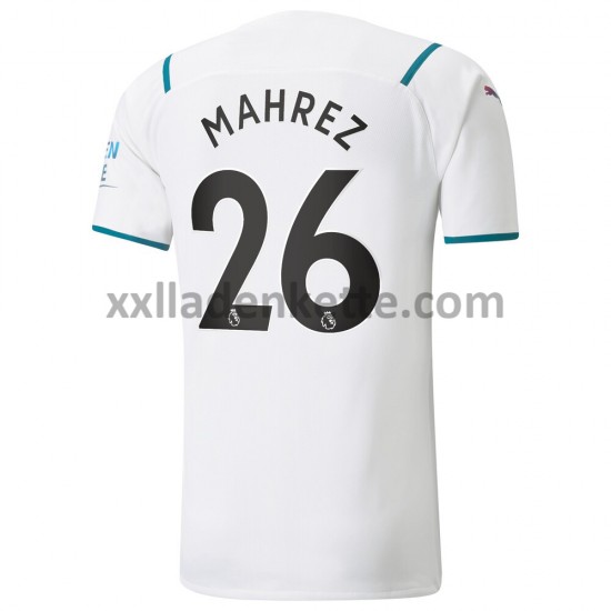 Fußballtrikot Manchester City Riyad Mahrez 26 Auswärts 2021-2022 Kurzarm