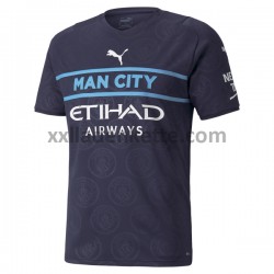 Fußballtrikot Manchester City Ausweich 2021-2022 Kurzarm