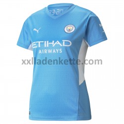 Fußballtrikot Manchester City Dame Heim 2021-2022 Kurzarm