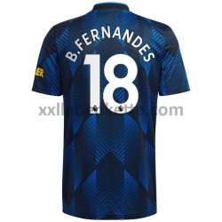 Fußballtrikot Manchester United Bruno Fernandes 18 Ausweich 2021-2022 Kurzarm