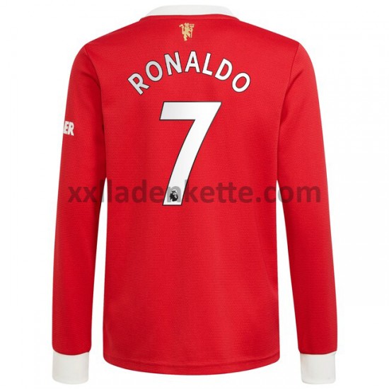 Fußballtrikot Manchester United Cristiano Ronaldo 7 Heim 2021-2022 Langarm