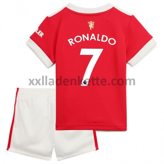 Fußballtrikot Manchester United Cristiano Ronaldo 7 Kinder Heim 2021-2022 Kurzarm