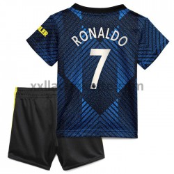 Fußballtrikot Manchester United Cristiano Ronaldo 7 Kinder Ausweich 2021-2022 Kurzarm