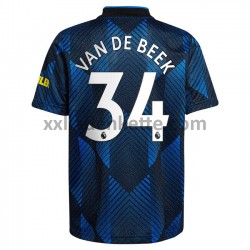 Fußballtrikot Manchester United Donny van de Beek 34 Ausweich 2021-2022 Kurzarm