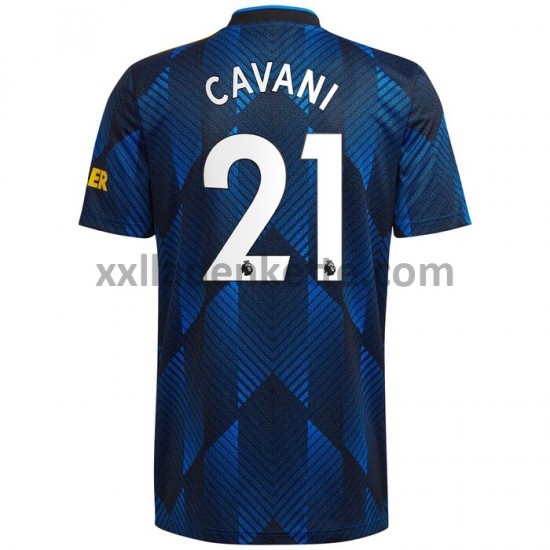 Fußballtrikot Manchester United Edinson Cavani 21 Ausweich 2021-2022 Kurzarm