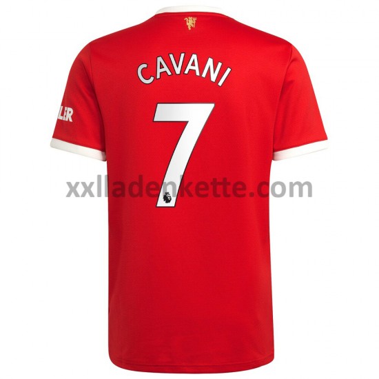 Fußballtrikot Manchester United Edinson Cavani 7 Heim 2021-2022 Kurzarm