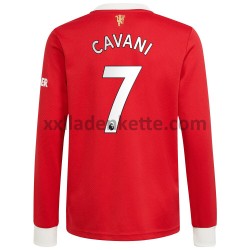 Fußballtrikot Manchester United Edinson Cavani 7 Heim 2021-2022 Lang Kurzarm