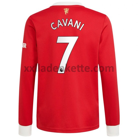 Fußballtrikot Manchester United Edinson Cavani 7 Heim 2021-2022 Lang Kurzarm