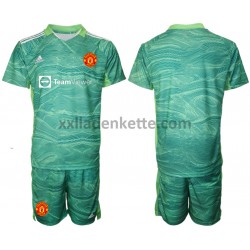 Fußballtrikot Manchester United Torwart Kinder Ausweich 2021-2022 Kurzarm