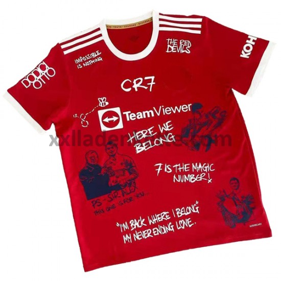 Fußballtrikot Manchester United Graffiti Heim 2021-2022 Kurzarm