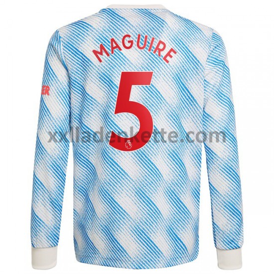 Fußballtrikot Manchester United Harry Maguire 5 Auswärts 2021-2022 Langarm