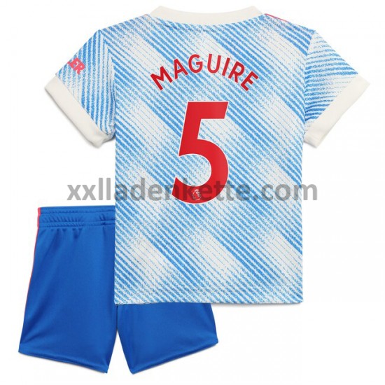 Fußballtrikot Manchester United Harry Maguire 5 Kinder Auswärts 2021-2022 Kurzarm