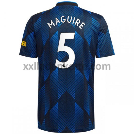 Fußballtrikot Manchester United Harry Maguire 5 Ausweich 2021-2022 Kurzarm