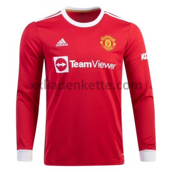 Fußballtrikot Manchester United Heim 2021-2022 Lang Kurzarm
