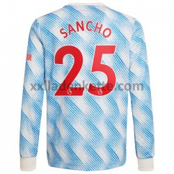 Fußballtrikot Manchester United Jadon Sancho 25 Auswärts 2021-2022 Langarm