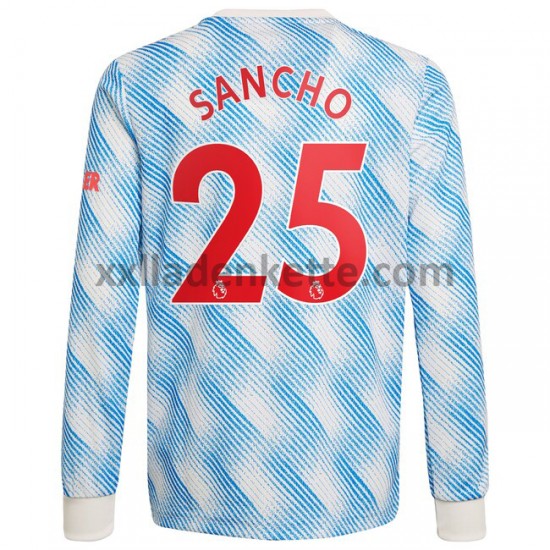 Fußballtrikot Manchester United Jadon Sancho 25 Auswärts 2021-2022 Langarm