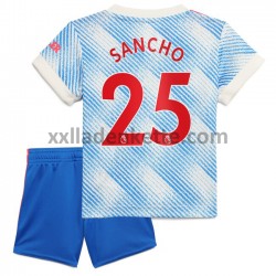 Fußballtrikot Manchester United Jadon Sancho 25 Kinder Auswärts 2021-2022 Kurzarm
