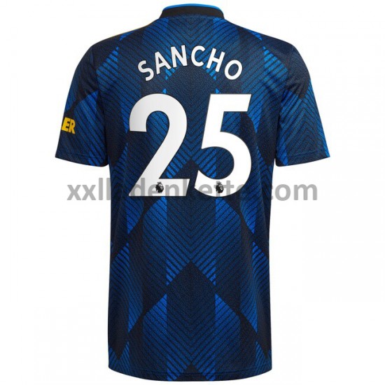 Fußballtrikot Manchester United Jadon Sancho 25 Ausweich 2021-2022 Kurzarm