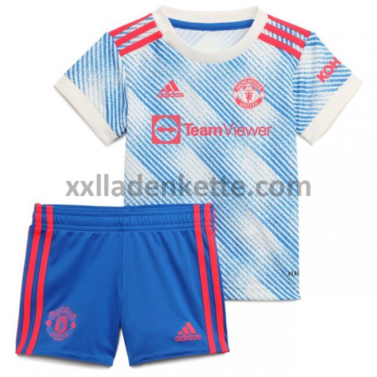 Fußballtrikot Manchester United Kinder Auswärts 2021-2022 Kurzarm
