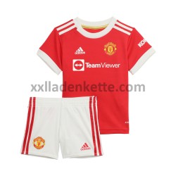 Fußballtrikot Manchester United Kinder Heim 2021-2022 Kurzarm
