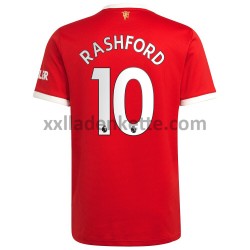 Fußballtrikot Manchester United Marcus Rashford 10 Heim 2021-2022 Kurzarm