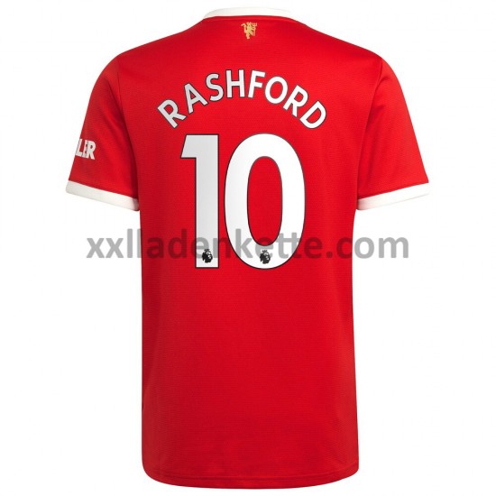 Fußballtrikot Manchester United Marcus Rashford 10 Heim 2021-2022 Kurzarm